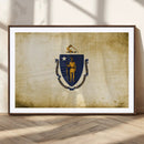 Massachusetts Flag Wall Art Canvas Print by MyGreatCanvas | Canvas Wall Art Prints | Photo Prints & Wall Decor