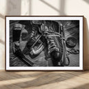 Old Pair of Mens Skates Wall Art Canvas, Men Skates Wall Art by MyGreatCanvas | Canvas Wall Art Prints | Photo Prints & Wall Decor