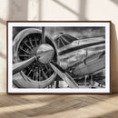 Vintage Antique Airplane Wall Art Canvas Print