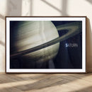 Framed Saturn Wall Art Canvas Print