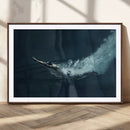 Swimmer Wall Art Canvas Print