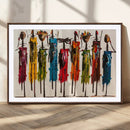 Abstract African Women Wall Art Canvas Print by MyGreatCanvas | Canvas Wall Art Prints | Photo Prints & Wall Decor