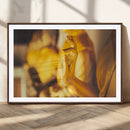 Gold Buddha Statue Hands Wall Art Canvas Print by MyGreatCanvas | Canvas Wall Art Prints | Photo Prints & Wall Decor