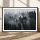 Foggy Forest Wall Art Canvas Print | 3 Panel Large Misty by MyGreatCanvas | Canvas Wall Art Prints | Photo Prints & Wall Decor