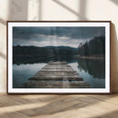 Wooden Bridge Near Lake Wall Art Canvas Print by MyGreatCanvas | Canvas Wall Art Prints | Photo Prints & Wall Decor