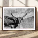 Longhorn Wall Art Canvas Print, Framed Ranch Wall Art Canvas by MyGreatCanvas | Canvas Wall Art Prints | Photo Prints & Wall Decor