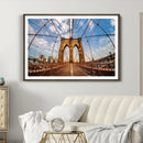 Brooklyn Bridge Manhattan Wall Art Canvas Print by MyGreatCanvas | Canvas Wall Art Prints | Photo Prints & Wall Decor