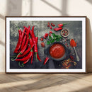 Red Pepper Kitchen and Restaurant Wall Wall Art, Red Pepper by MyGreatCanvas | Canvas Wall Art Prints | Photo Prints & Wall Decor