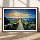 Mountain and Sunset Wall Art Canvas Print by MyGreatCanvas | Canvas Wall Art Prints | Photo Prints & Wall Decor
