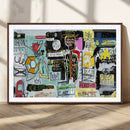 Graffiti Wall Art – Colorful Urban Street Canvas Print, by MyGreatCanvas | Canvas Wall Art Prints | Photo Prints & Wall Decor