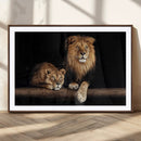 Lion Canvas Wall Art – Majestic Animal Print Artwork for by MyGreatCanvas | Canvas Wall Art Prints | Photo Prints & Wall Decor