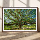 Majestic Oak Tree Wall Art – Serene Nature Canvas Print with