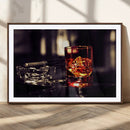 Whiskey and Cigar Canvas – Luxurious Wall Art for Home or