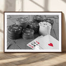 Poker Game Cards Wall Art Canvas, Multi Panel Wall Art by MyGreatCanvas | Canvas Wall Art Prints | Photo Prints & Wall Decor