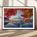 Mount Fuji Canvas Wall Art Japan Autumn Mountain Canvas