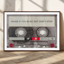 Music Cassette Iconic Wall Art Canvas Print by MyGreatCanvas | Canvas Wall Art Prints | Photo Prints & Wall Decor