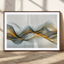 Abstract Wave Canvas Wall Art – Fluid Contemporary Elegance