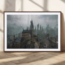 Disney Castle Wall Art Canvas Print, Living Kids Home Room
