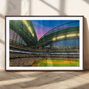 Milwaukee Brewers Baseball Team Print Canvas- American