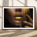 African American Art Black Woman Canvas Print, African Wall