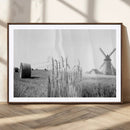 Vintage Farmhouse Black and White Triptych Wall Art – Giclee