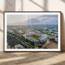 Old Trafford Manchester United Stadium Wall Art Canvas Print