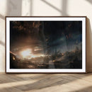 Avengers Planet Wall Art Canvas Print