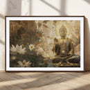 Zen Buddha Wall Art Canvas Print | Peaceful Meditation Decor