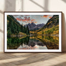 Maroon Bells Wall Art - Scenic Canvas Print of Maroon Bells