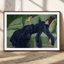 Decadent Girl by Ramon Casas Wall Art Canvas Print, Framed