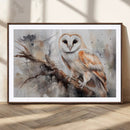 Barn Owl Wall Art | Watercolor Barn Owl Canvas Print | by MyGreatCanvas | Canvas Wall Art Prints | Photo Prints & Wall Decor