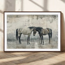 Chines Style Majestic Horses Wall Art | Ready to Hang and