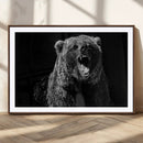 Bear Canvas Print | Wildlife Wall Art for Cabin Decor |