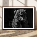 Bear Canvas Print | Wildlife Wall Art for Cabin Decor |