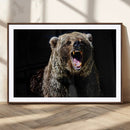 Grizzly Bear Canvas Print | Wildlife Wall Art for Cabin by MyGreatCanvas | Canvas Wall Art Prints | Photo Prints & Wall Decor