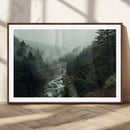 Misty Forest Wall Art | Ready to Hang and Framed | Tranquil