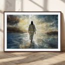 Jesus Walking on Water Wall Art | Canvas Print | Ready to
