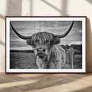 Scottish Highland Cow Canvas Wall Art Farmhouse Decor, by MyGreatCanvas | Canvas Wall Art Prints | Photo Prints & Wall Decor