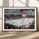 Lausanne Arena Ice Hockey Stadium Wall Art Canvas Print,