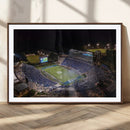 Duke University Blue Devils Football Print Canvas - Durham