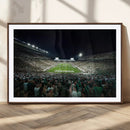 Framed Michigan State Spartans Football Team Print - East
