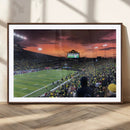 Eugene Autzen Stadium Canvas Wall Art Print – Sunset Over by MyGreatCanvas | Canvas Wall Art Prints | Photo Prints & Wall Decor