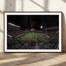 Framed Texas Tech Red Raiders Stadium Canvas, Texas Tech Red