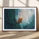 Powerful Jesus Canvas Print - Hand of Salvation,