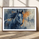 Abstract Blue Horse Wall Art Print Canvas | Horse Wall Art by MyGreatCanvas | Canvas Wall Art Prints | Photo Prints & Wall Decor