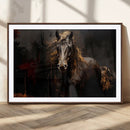Abstract Black Horse Canvas Print for Farmhouse Wall Art | by MyGreatCanvas | Canvas Wall Art Prints | Photo Prints & Wall Decor