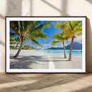 Blue Beach and Sea Wall Art Canvas Print by MyGreatCanvas | Canvas Wall Art Prints | Photo Prints & Wall Decor