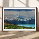 Mount Cook and Lake Pukaki Canvas Wall Art Print – Majestic by MyGreatCanvas | Canvas Wall Art Prints | Photo Prints & Wall Decor