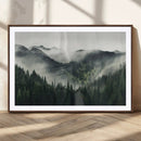 Misty Forest Canvas Print Wall Art Premium Canvas Print a