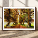 Sunshine in Forest and Trees Wall Art Canvas Print by MyGreatCanvas | Canvas Wall Art Prints | Photo Prints & Wall Decor